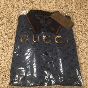 Gucci polo monogram men brand new in packaging